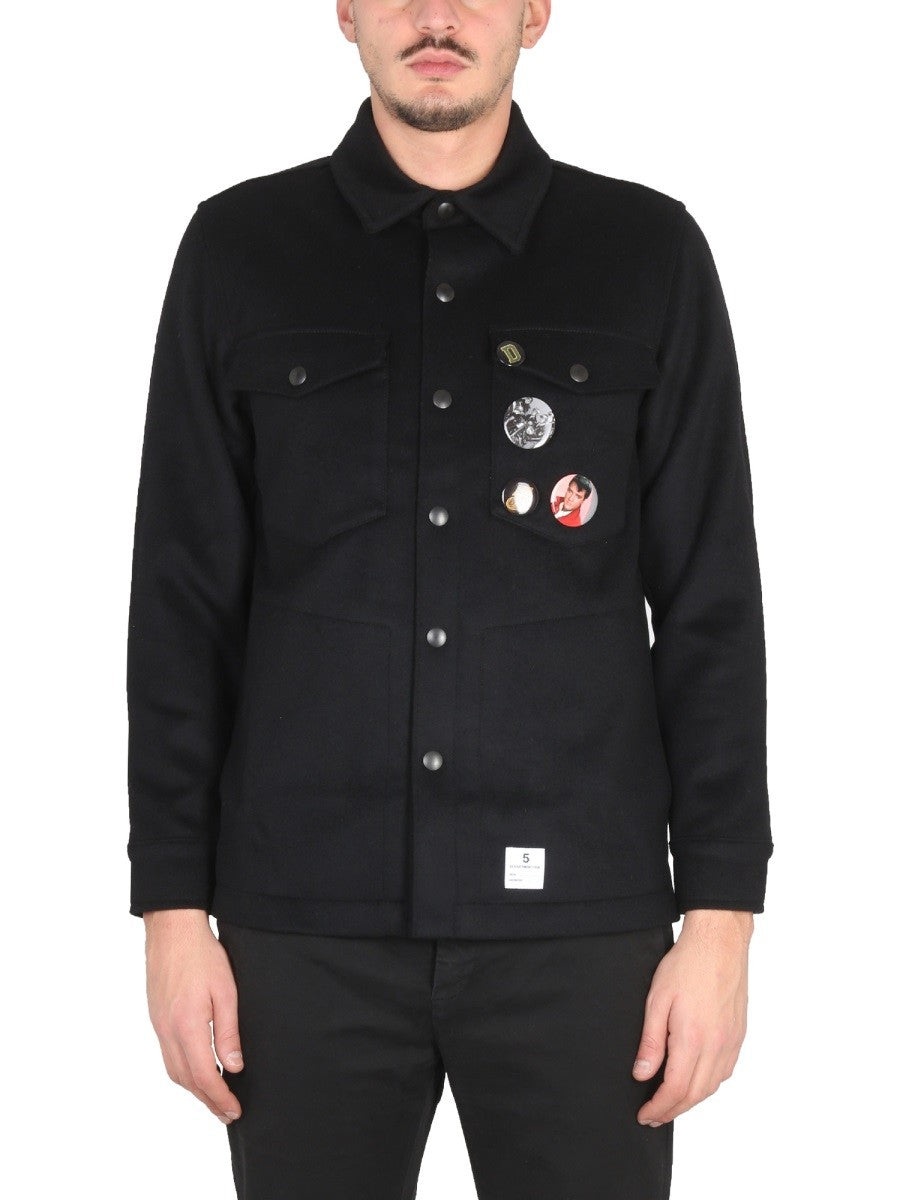 JACKET WITH PINS