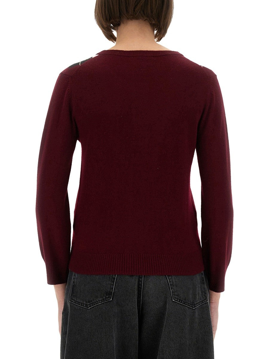 JACQUARD CASHMERE CARDIGAN