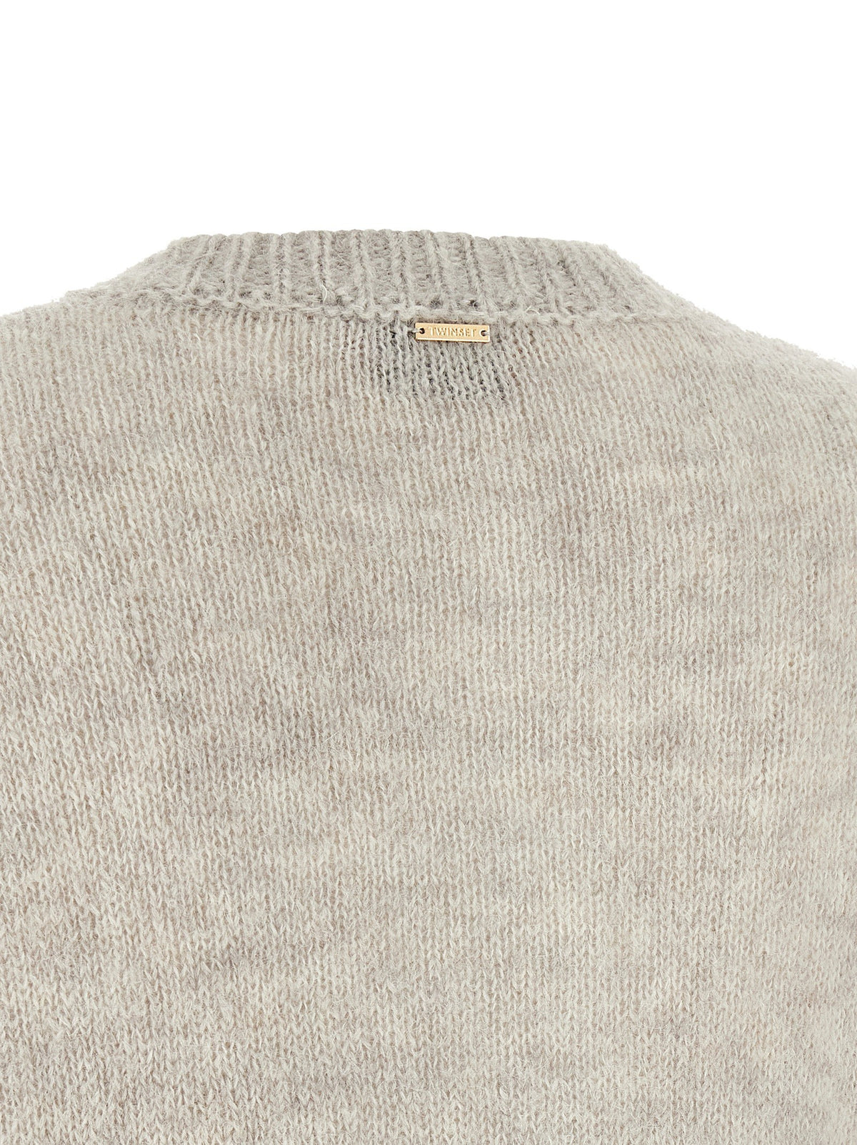 Jacquard diamond cardigan