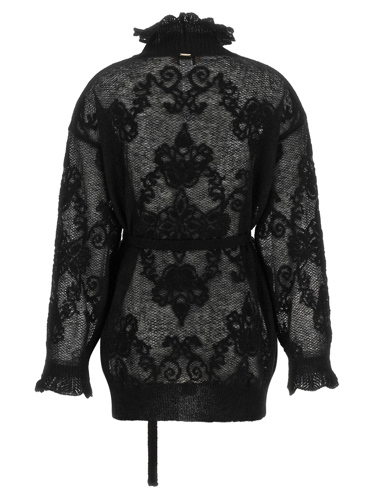 Jacquard yarn sweater