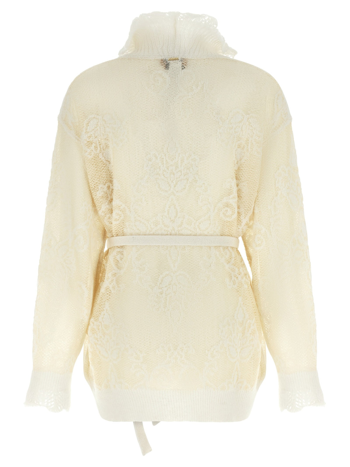 Jacquard yarn sweater