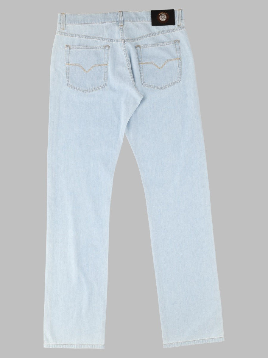 Jeans In Denim Di Cotone