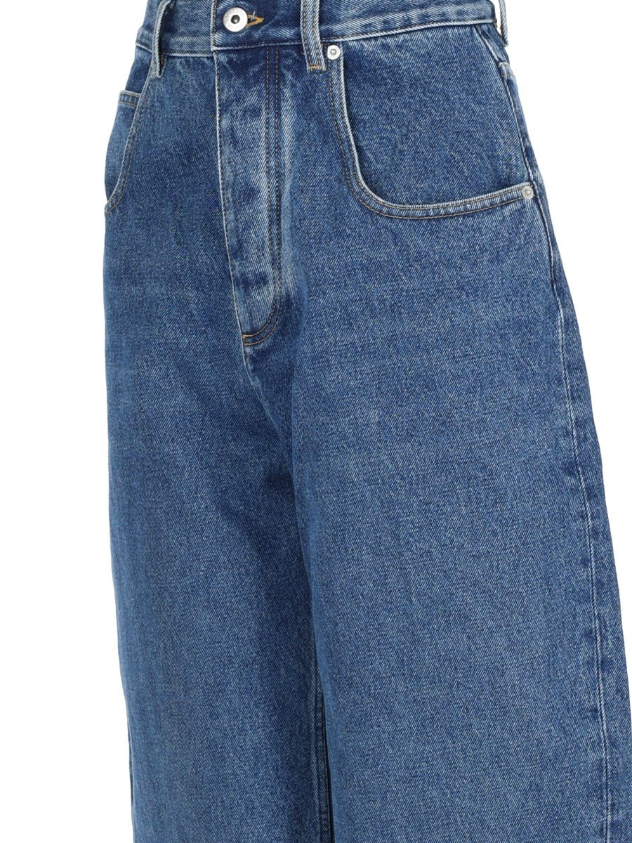 Jeans in Denim di Cotone