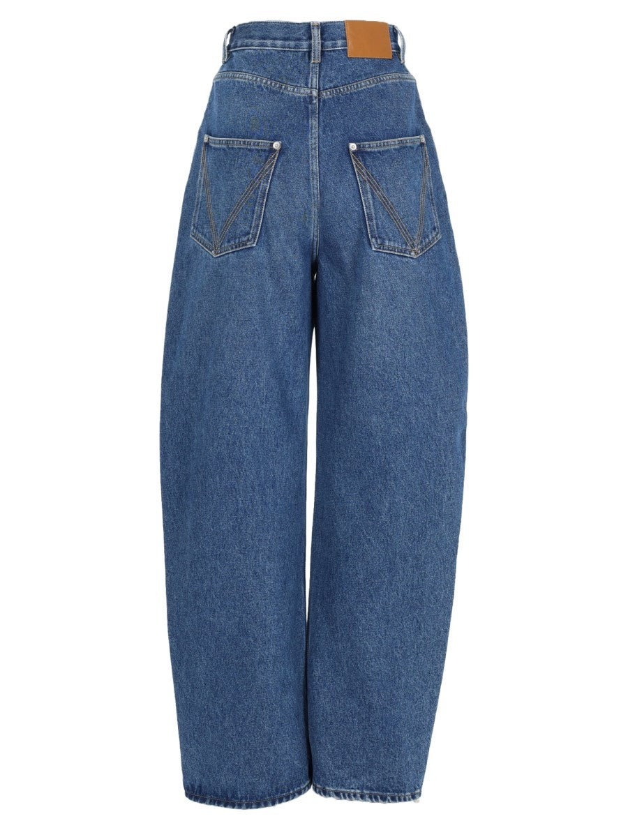 Jeans in Denim di Cotone