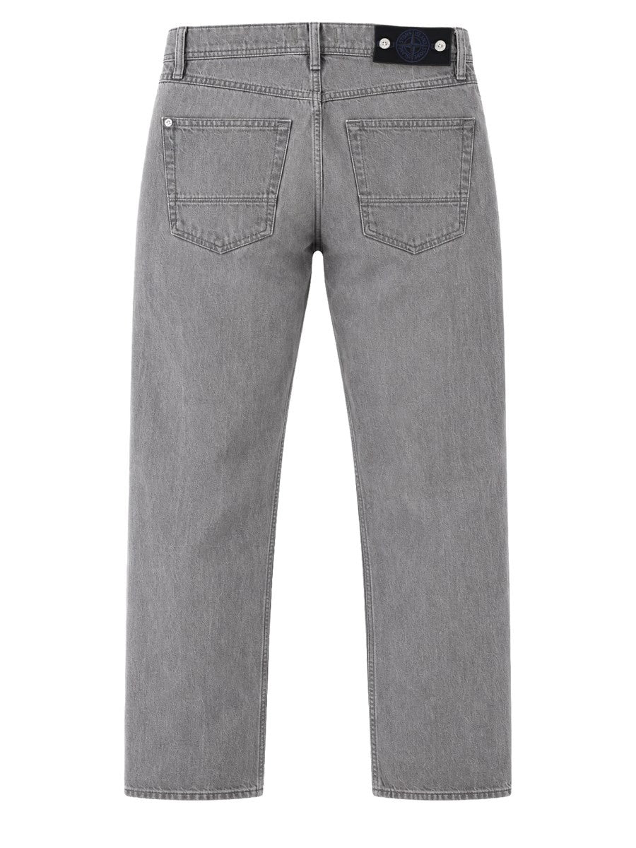 Jeans in Denim di Cotone