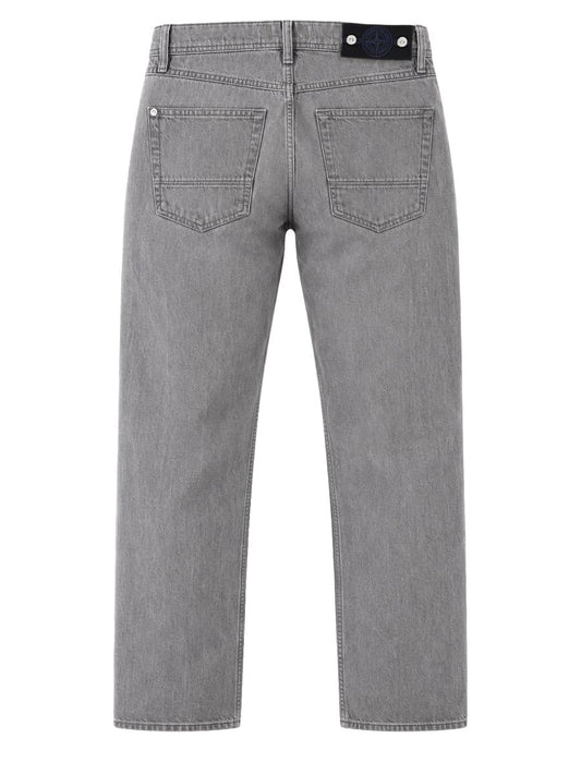 Jeans in Denim di Cotone