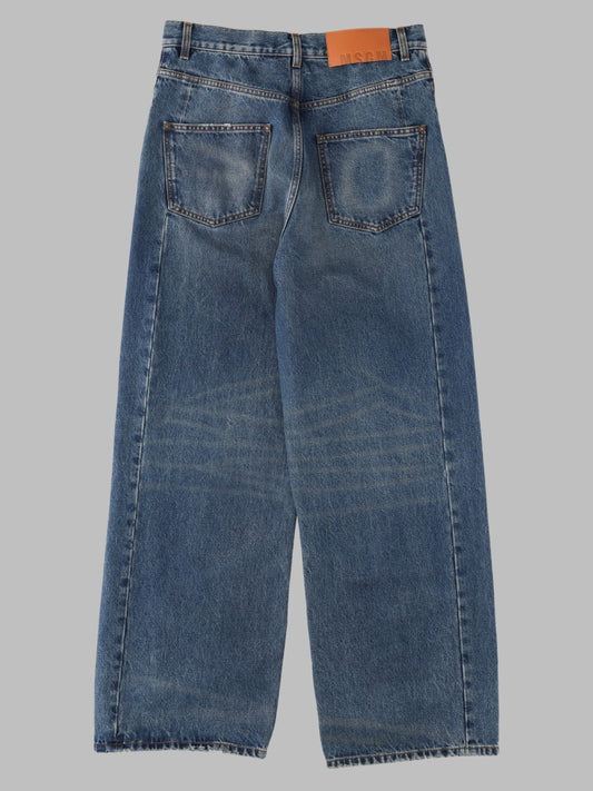 Jeans In Denim Di Cotone