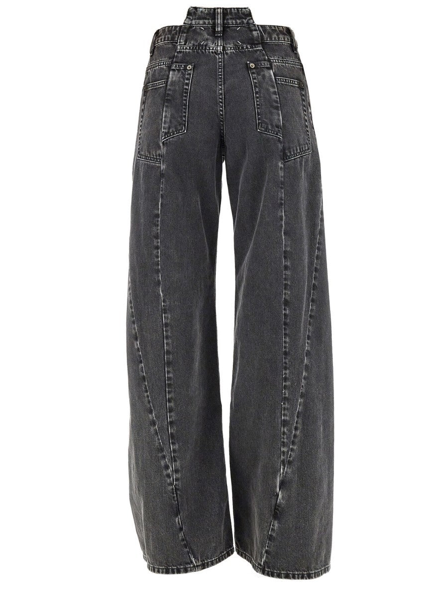 JEANS PALAZZO "DÈCORTIQUÈ"