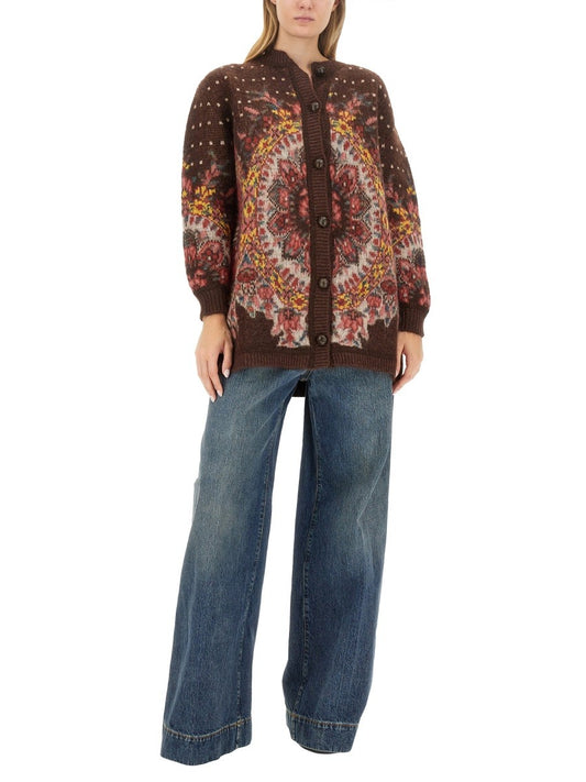 JEANS WITH EMBROIDERED PEGASUS