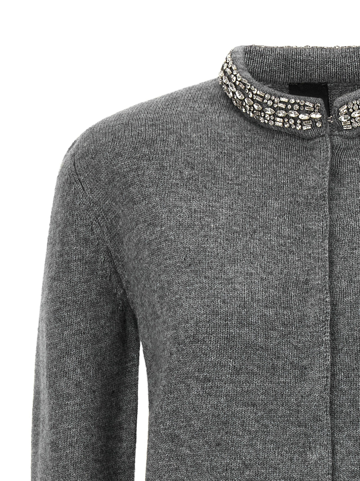 Jewel collar cardigan