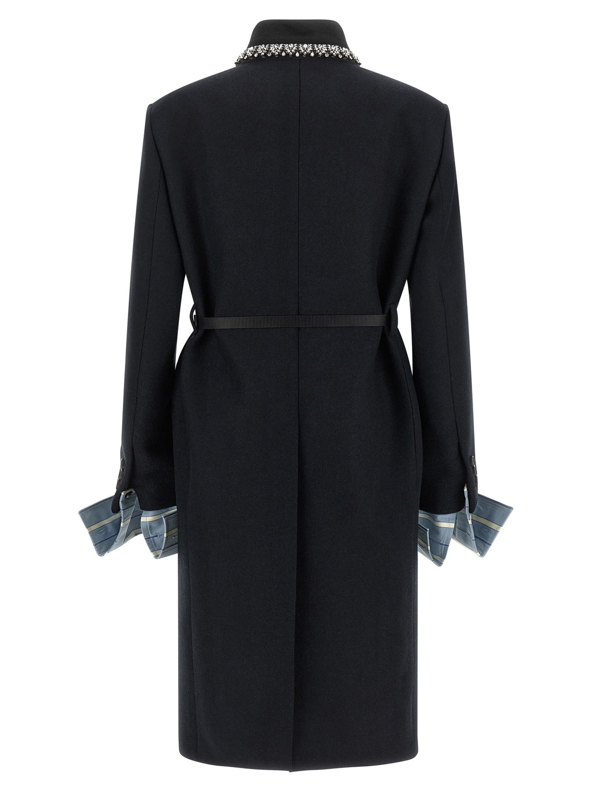Jewel collar coat