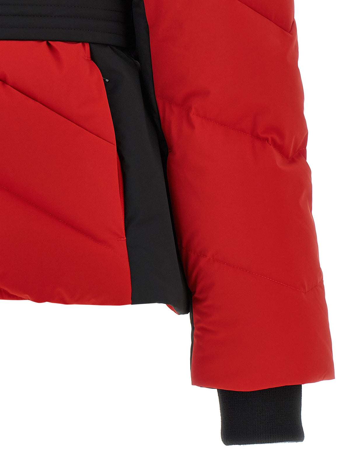 'JG Down' red ski jacket