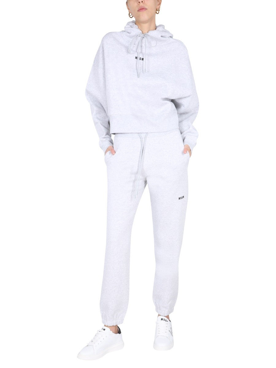 JOGGING PANTS WITH LOGO PRINT