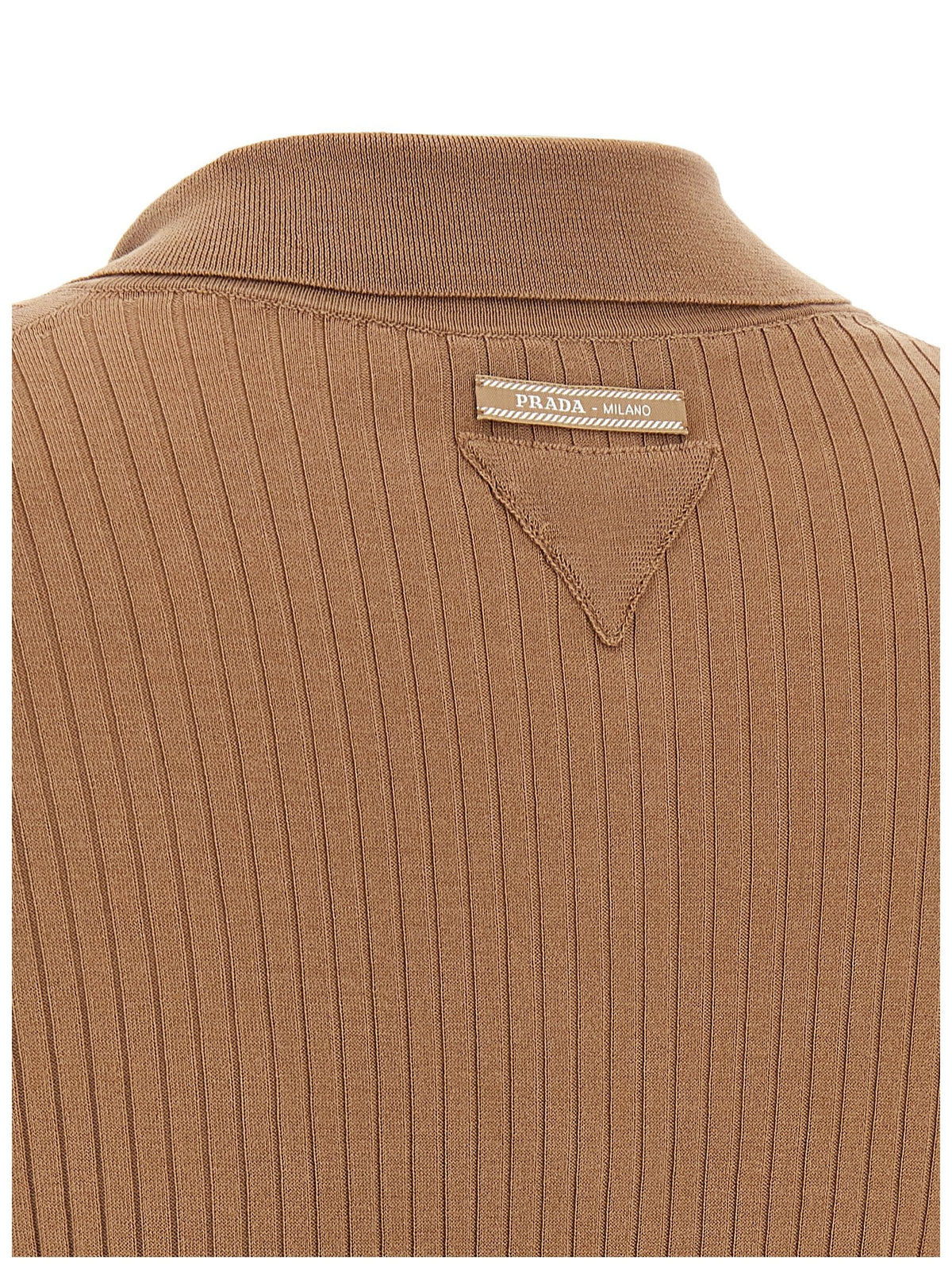 Knitted polo shirt