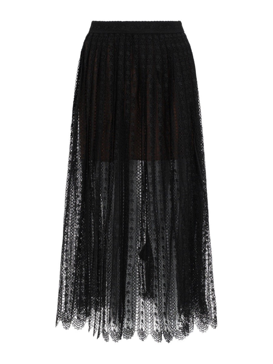 LACE MIDI SKIRT