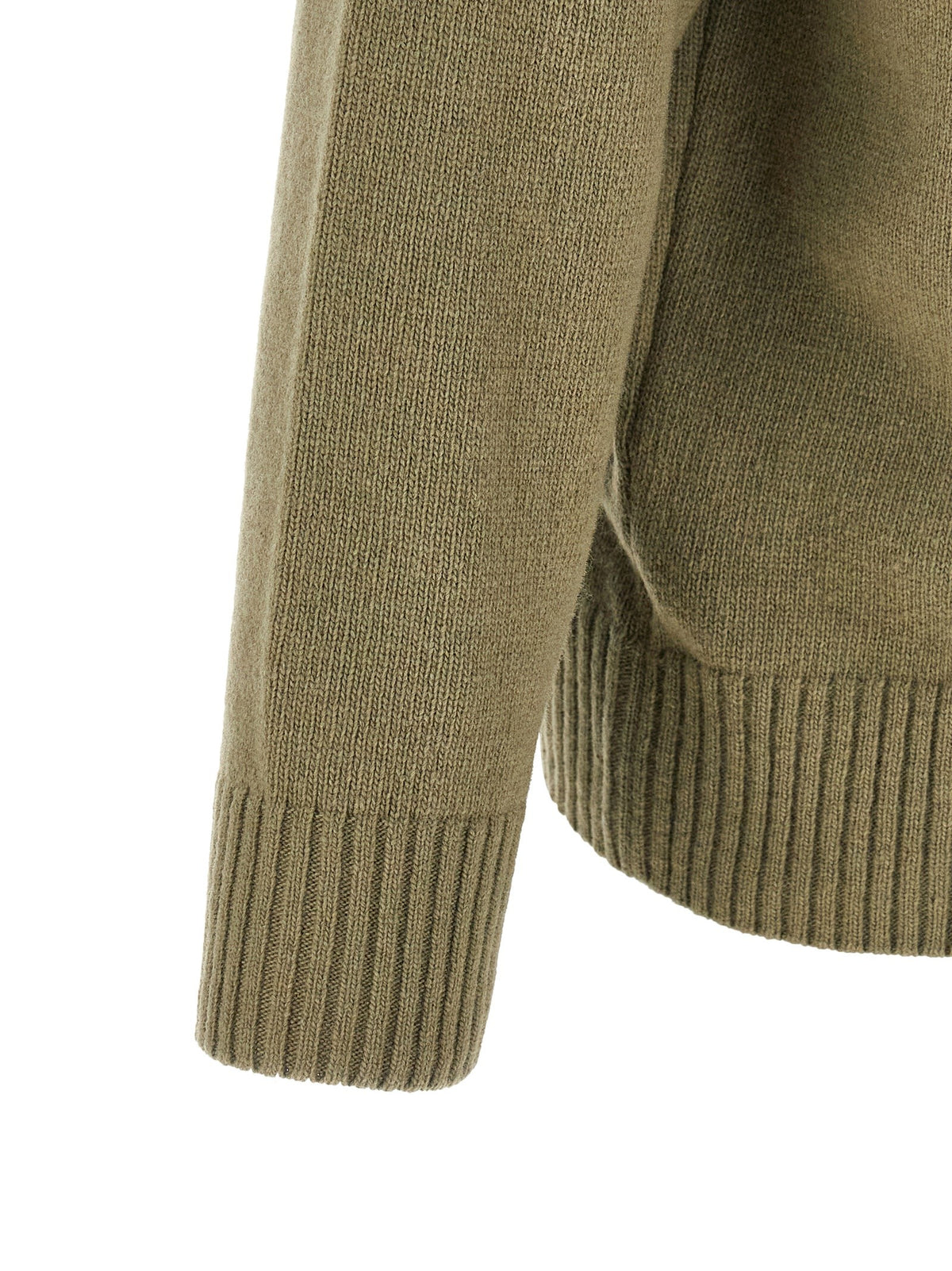 'Lambswool GRS' cardigan with Lens detail