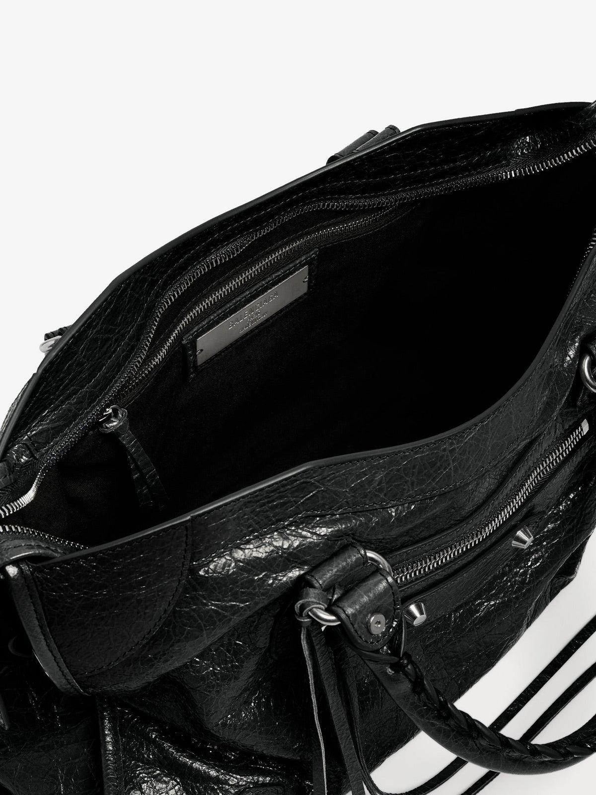 Le City M leather crossbody bag