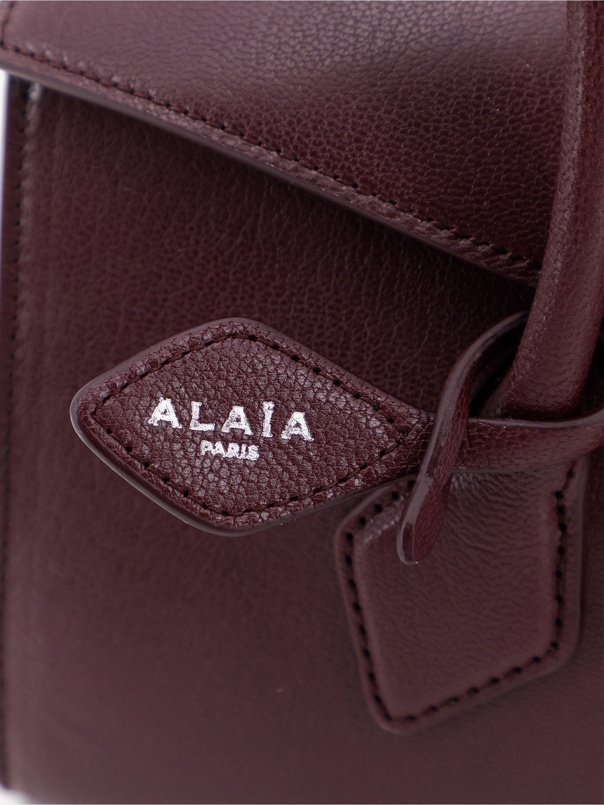 Le Teckel Flap leather handbag