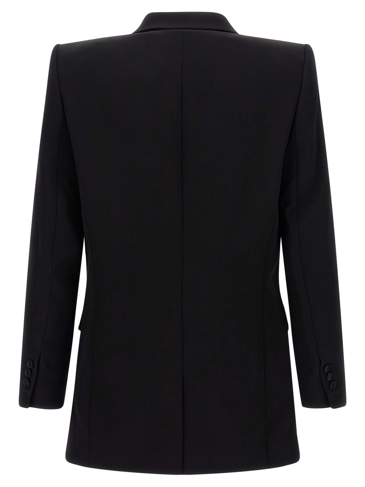 Leaf embroidery blazer