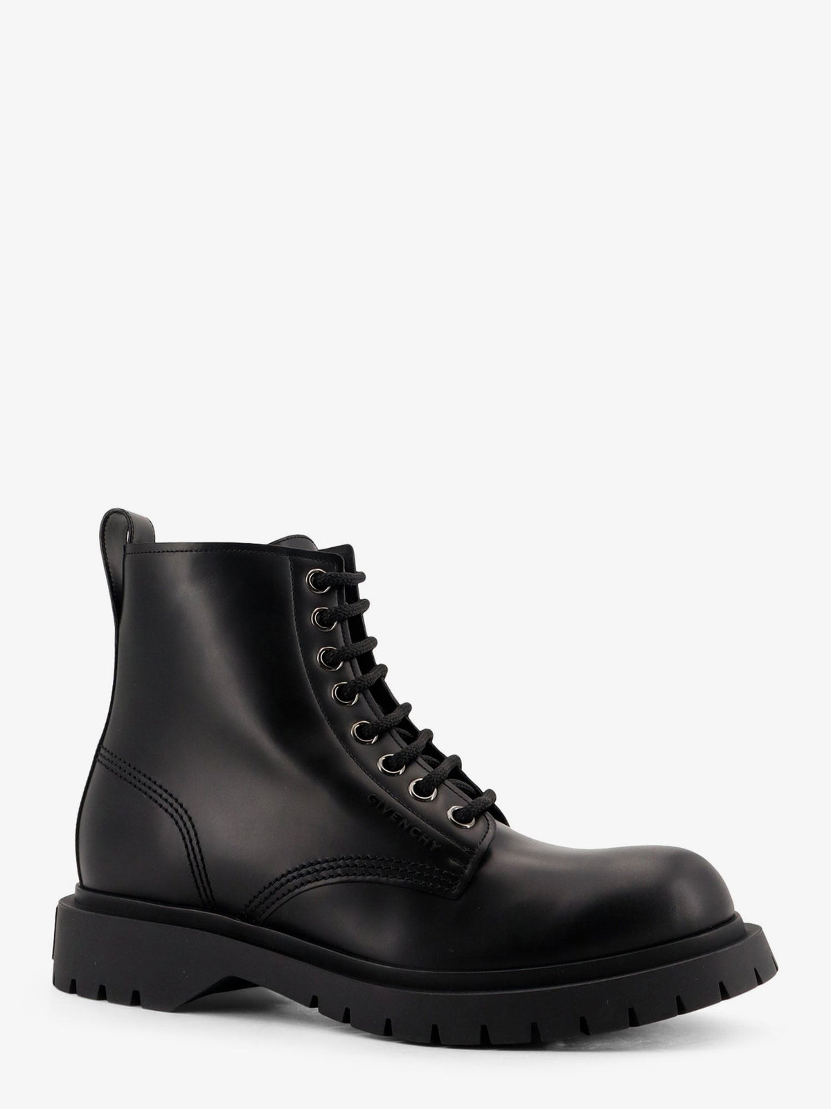 Leather ankle boots
