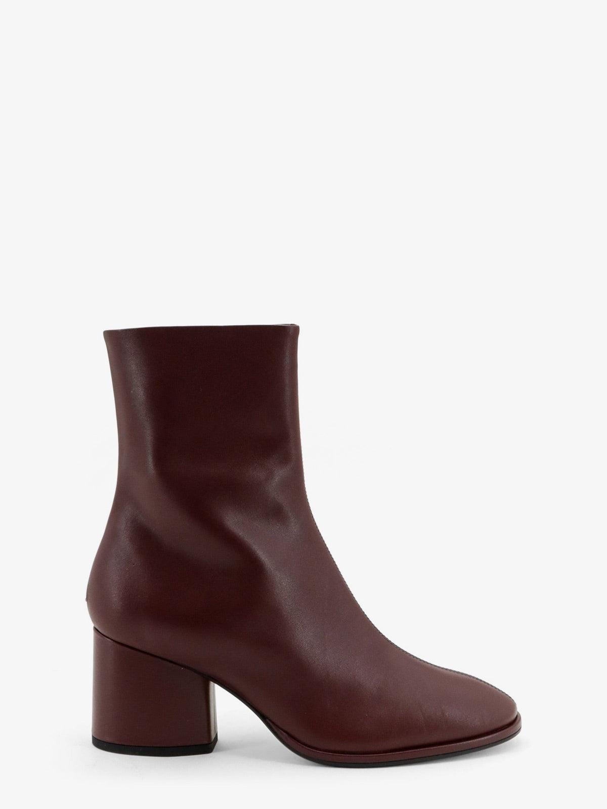 Leather ankle boots