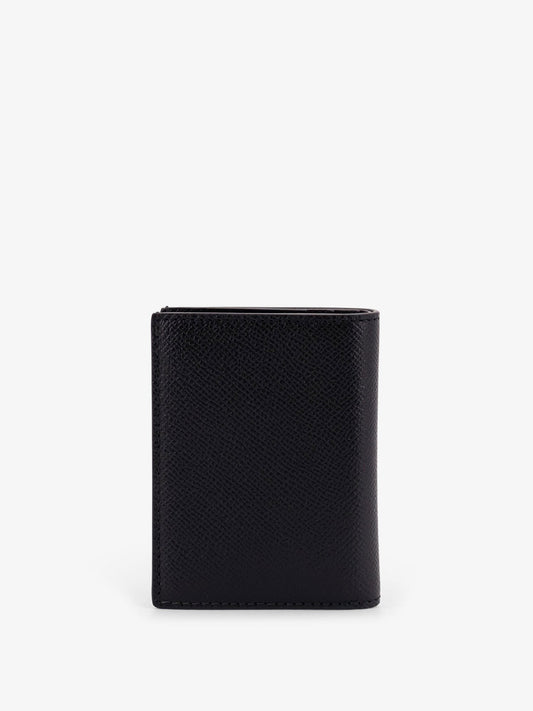 Leather card holder with logo