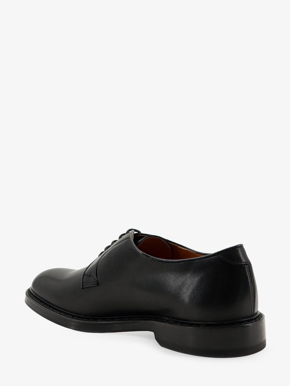 Leather lace-up