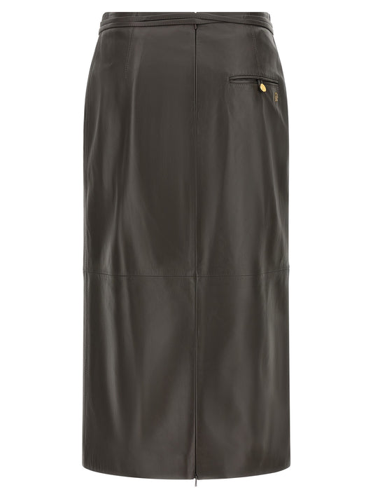 Leather skirt