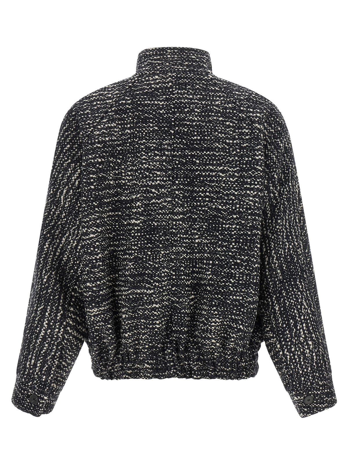'Lee' bouclé wool bomber jacket