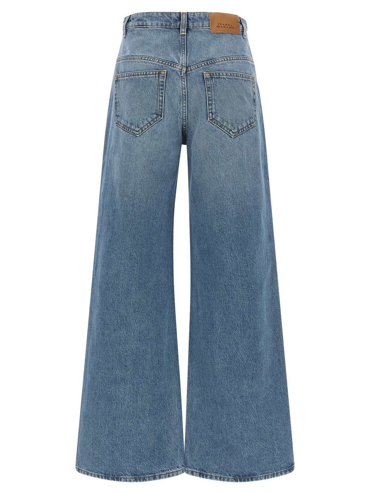 Lemony blue denim jeans