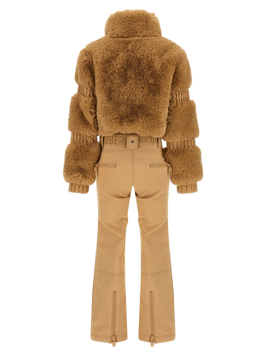 'Lieke' beige ski suit