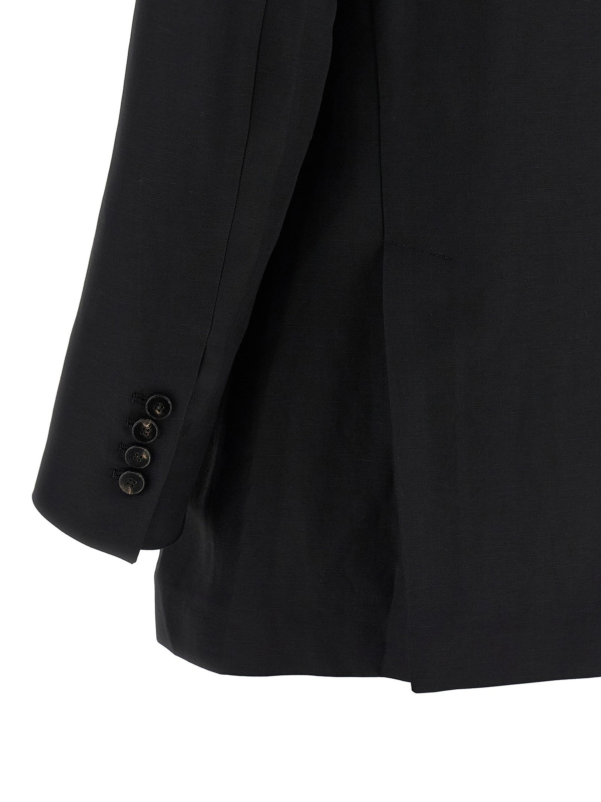 Linen viscose blazer
