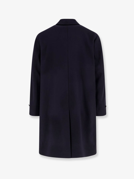 Loconia single-breasted wool blend coat