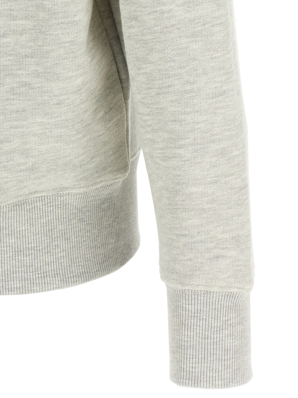 Logo embroidery sweatshirt