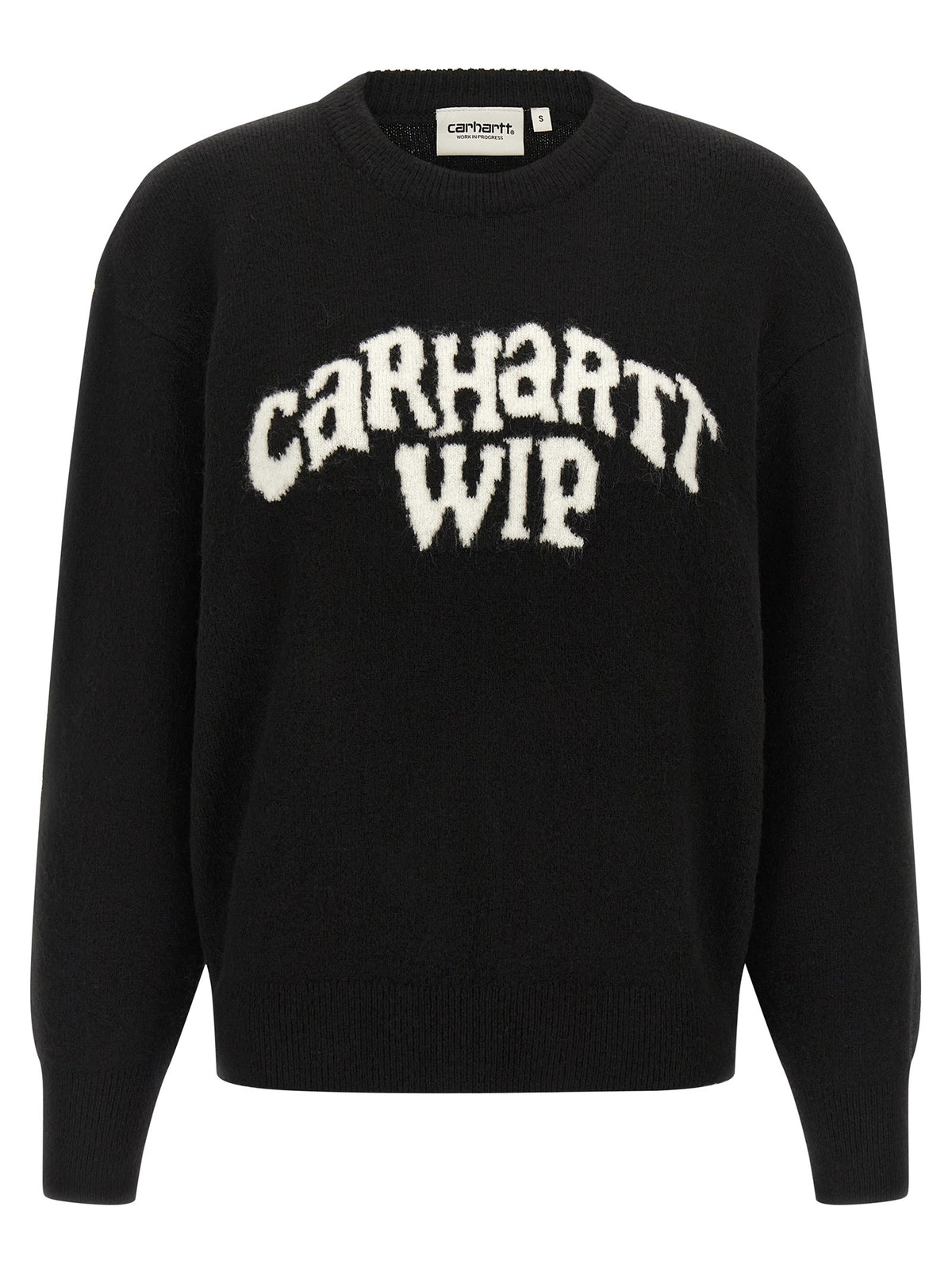 Logo intarsia sweater