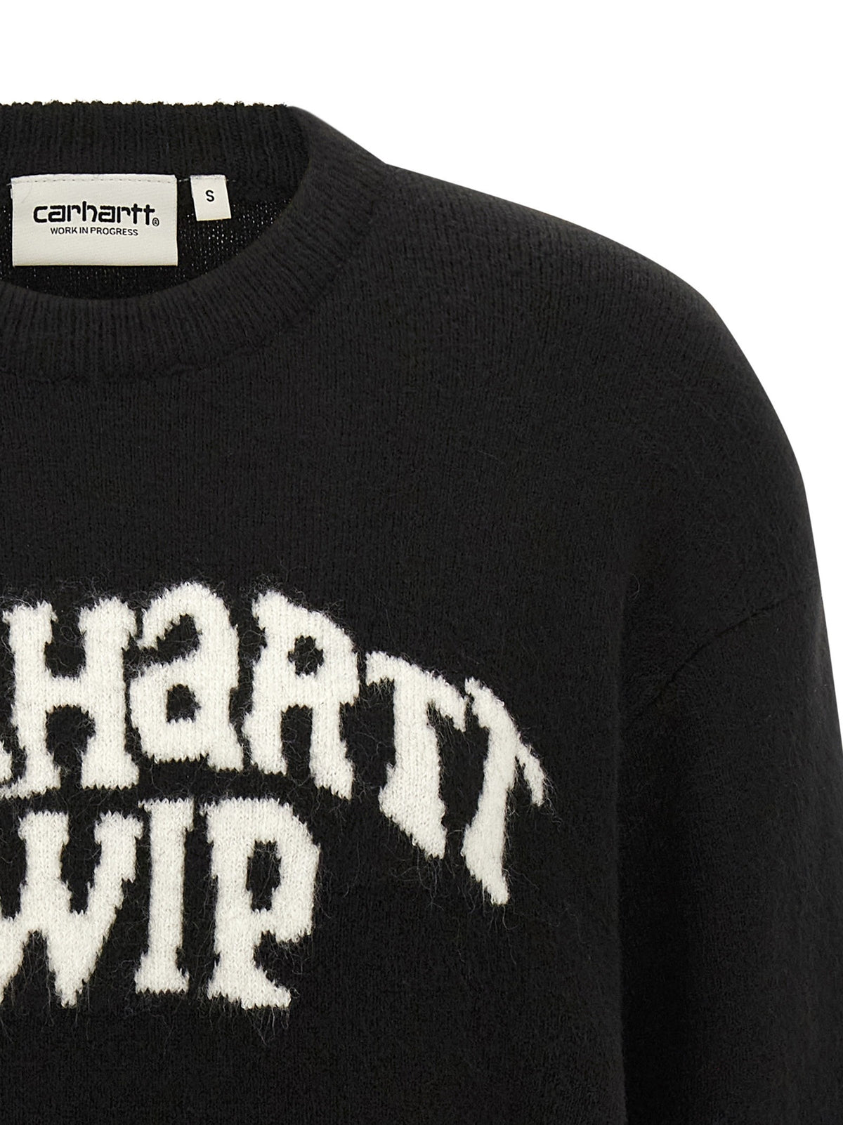 Logo intarsia sweater