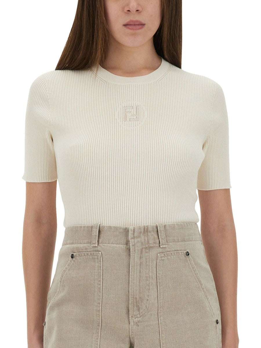 LOGO KNIT T-SHIRT