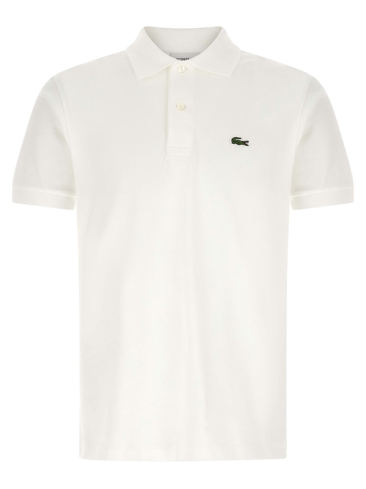 Logo patch polo shirt