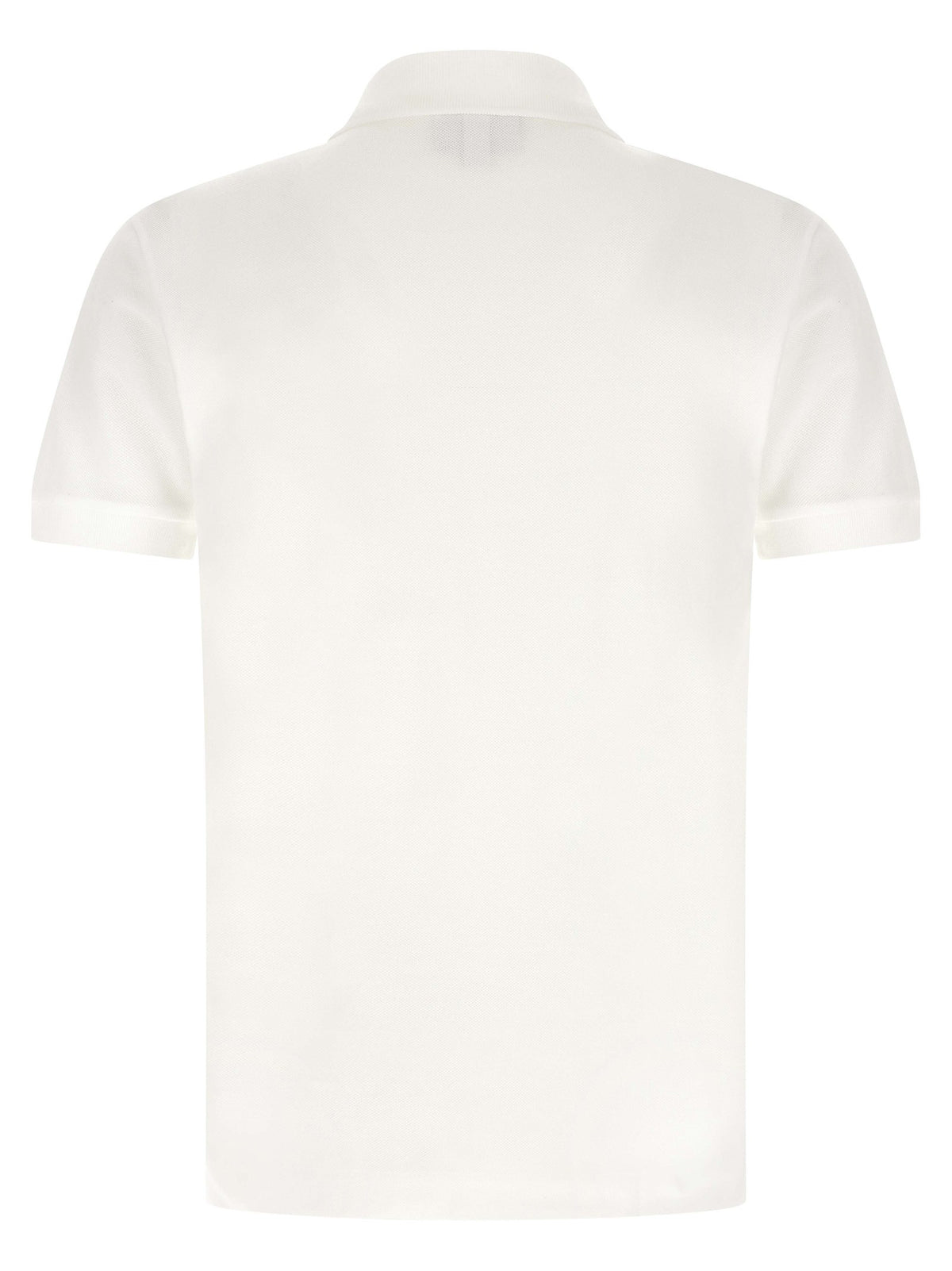 Logo patch polo shirt
