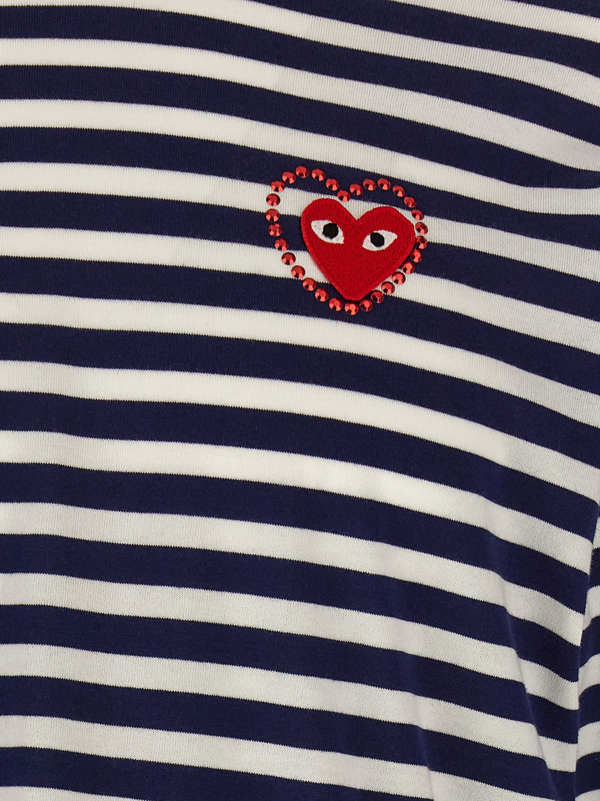 Logo patch stripes t-shirt