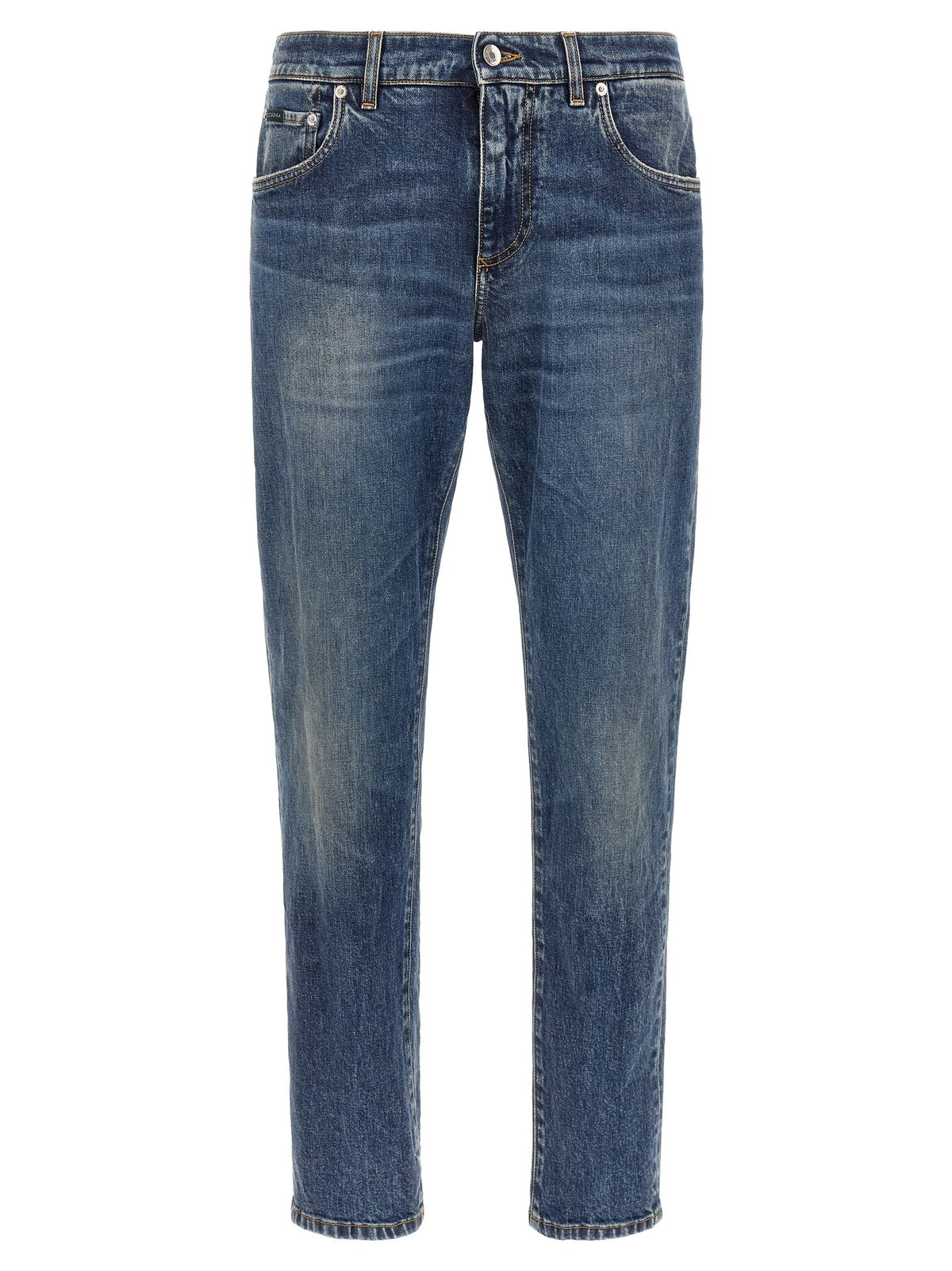 Logo plaque jeans