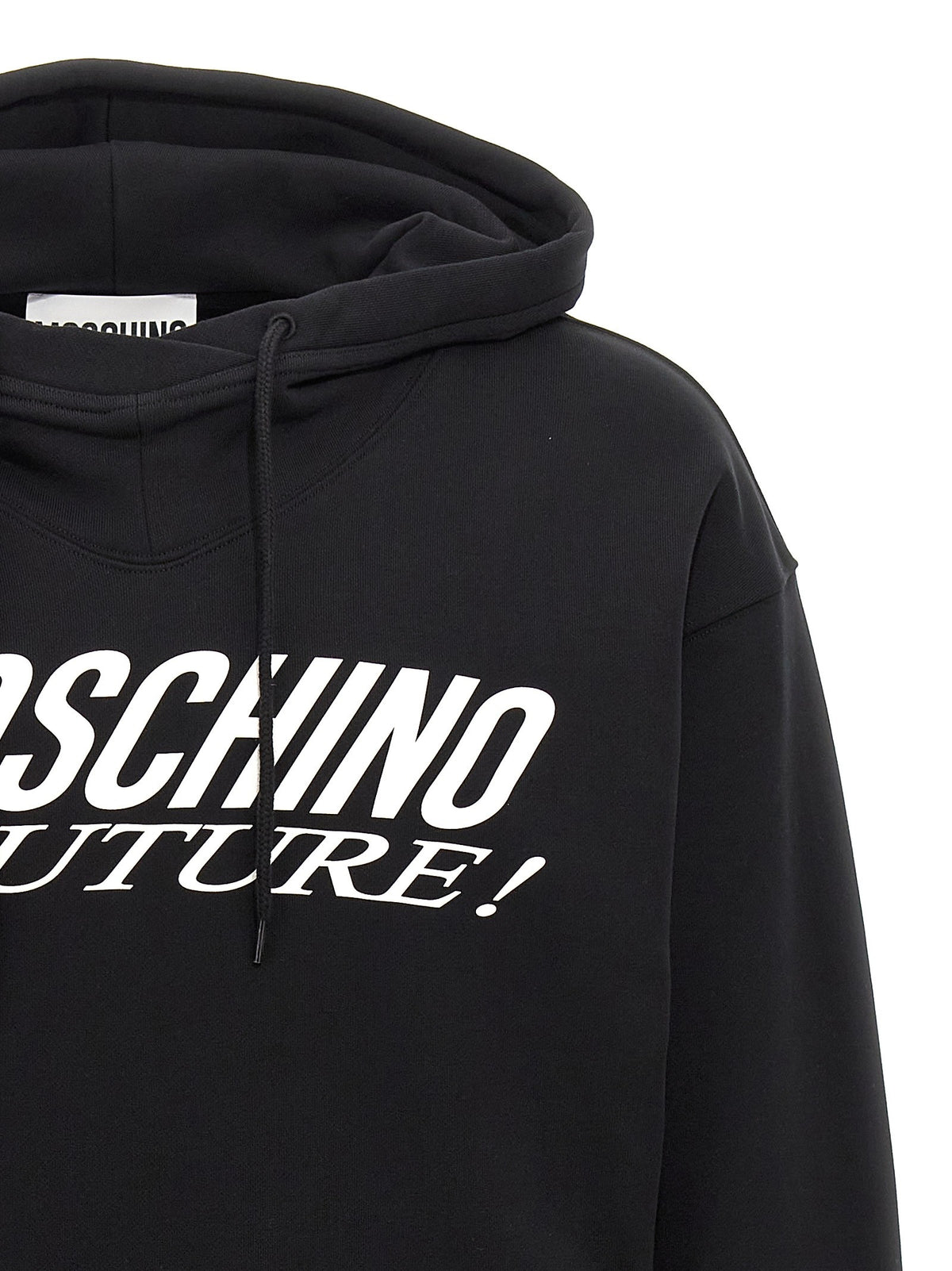 Logo print hoodie
