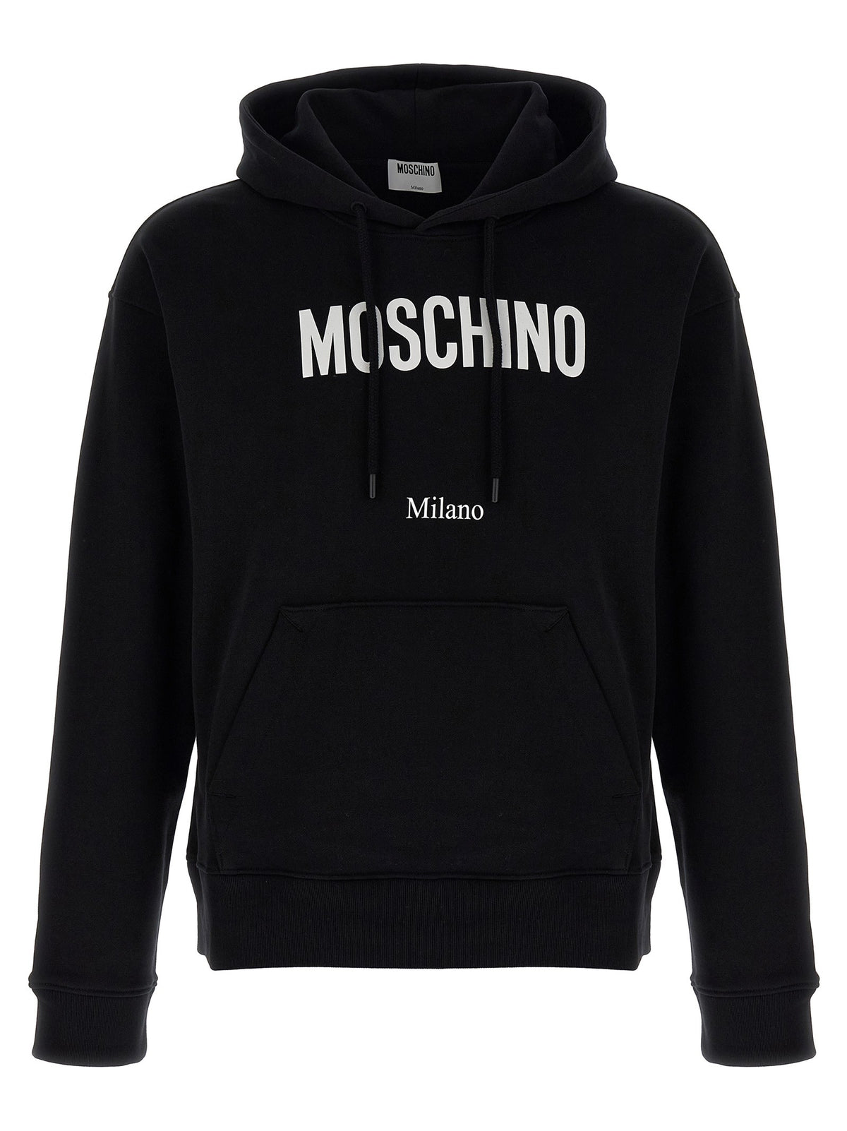 Logo print hoodie