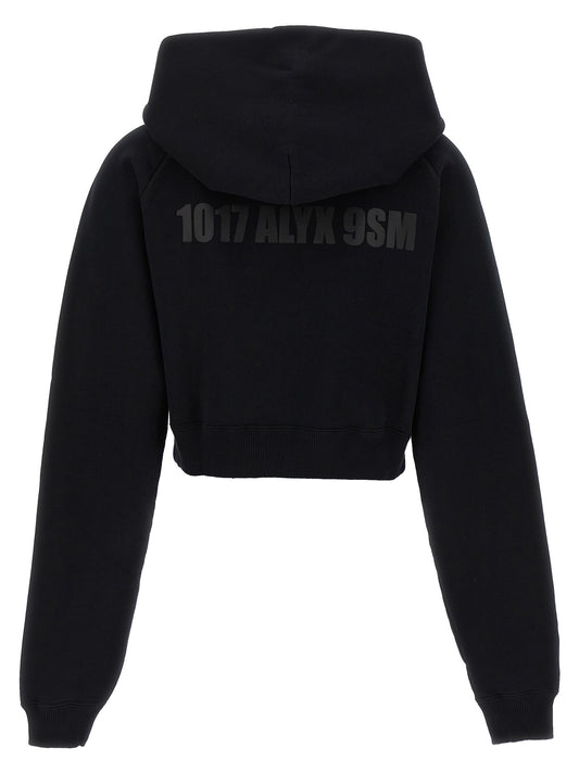 Logo print hoodie