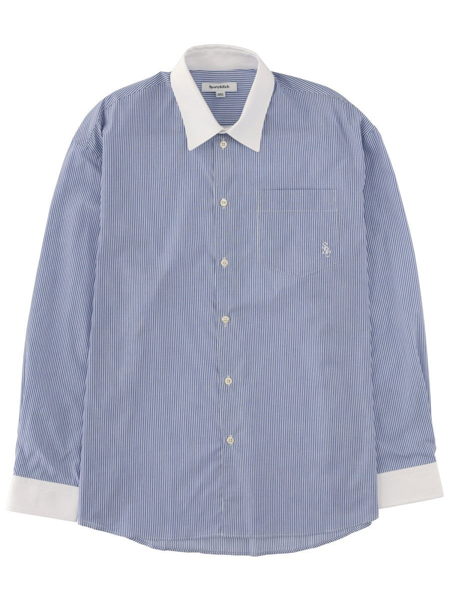 LOGO STRIPED SHIRT