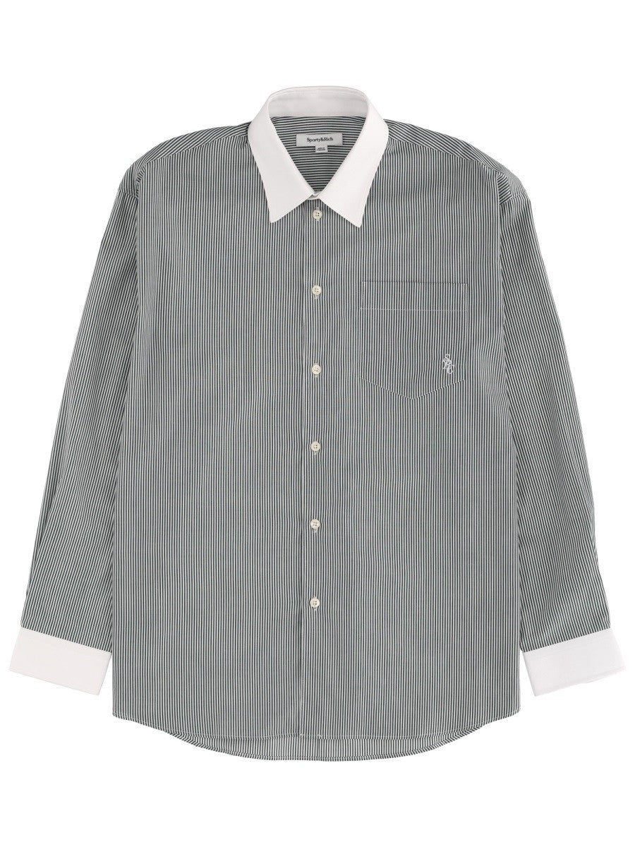 LOGO STRIPED SHIRT