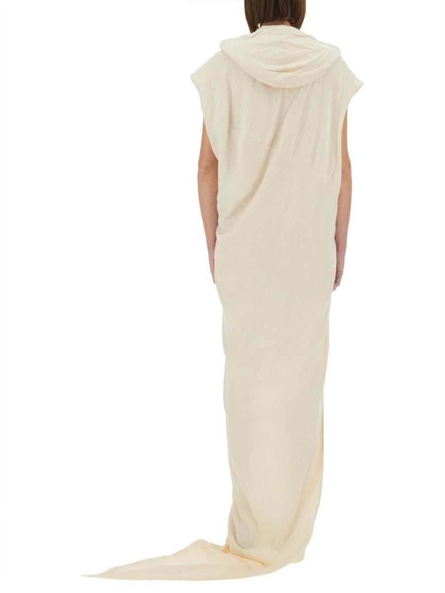 LONG DRESS WITH HOOD