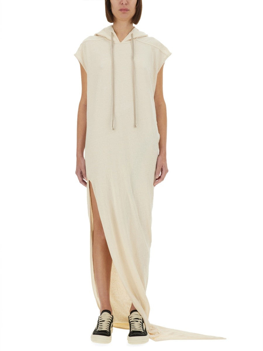 LONG DRESS WITH HOOD