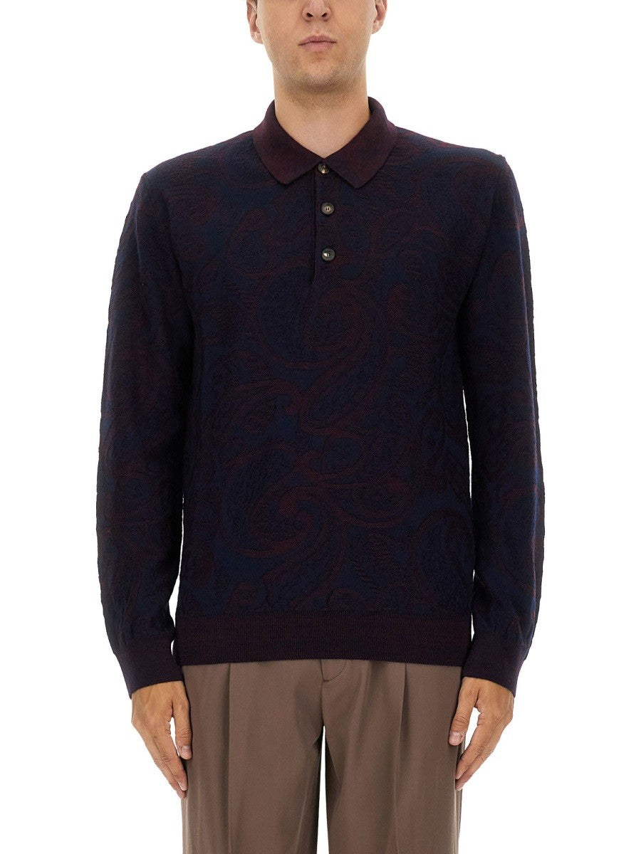 LONG-SLEEVED POLO SHIRT