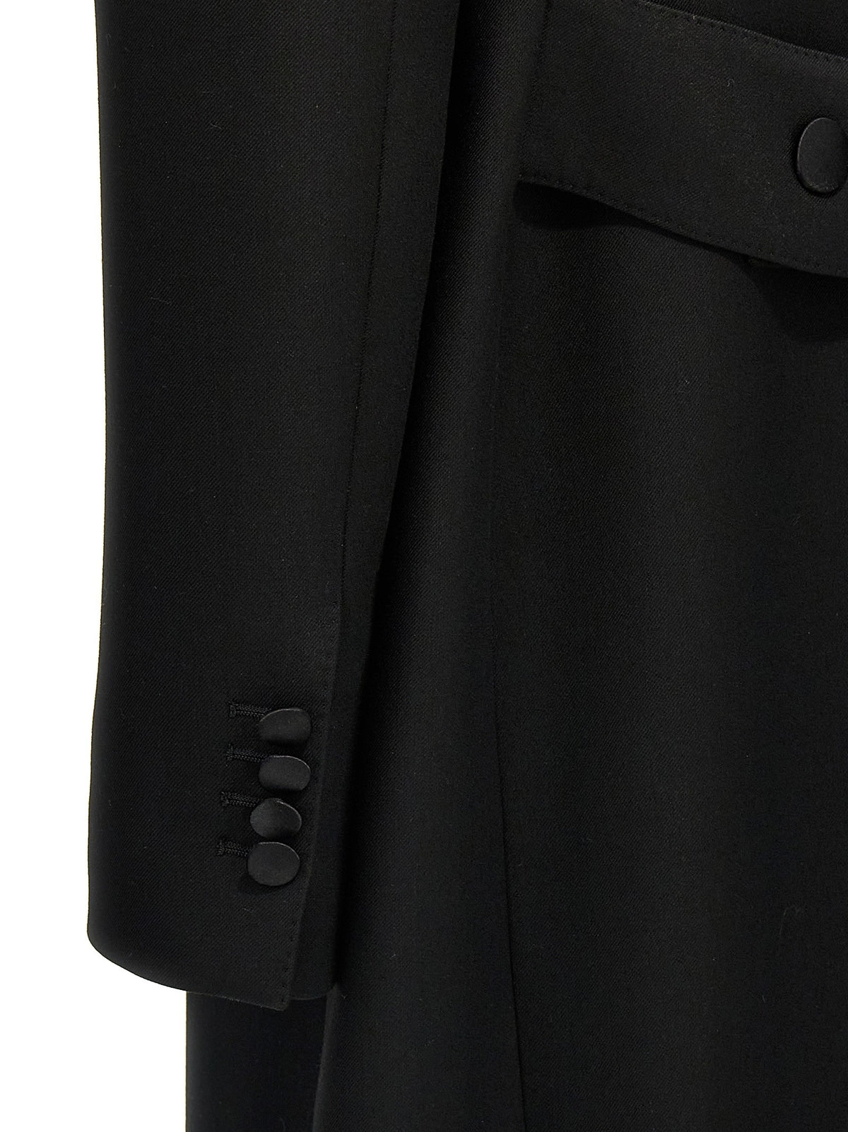 Long tuxedo coat